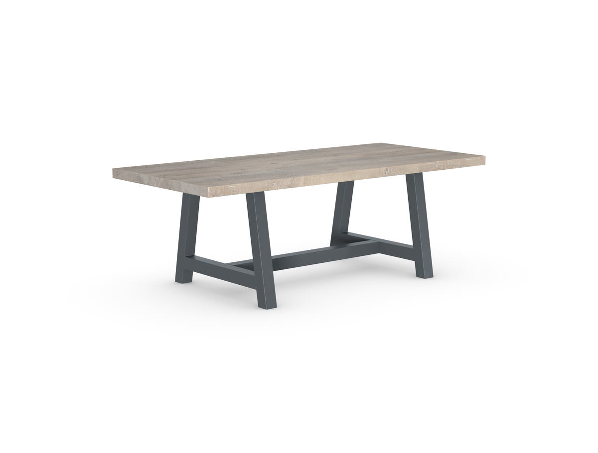 Rochester Dining Table - Long Overhang Custom Frame