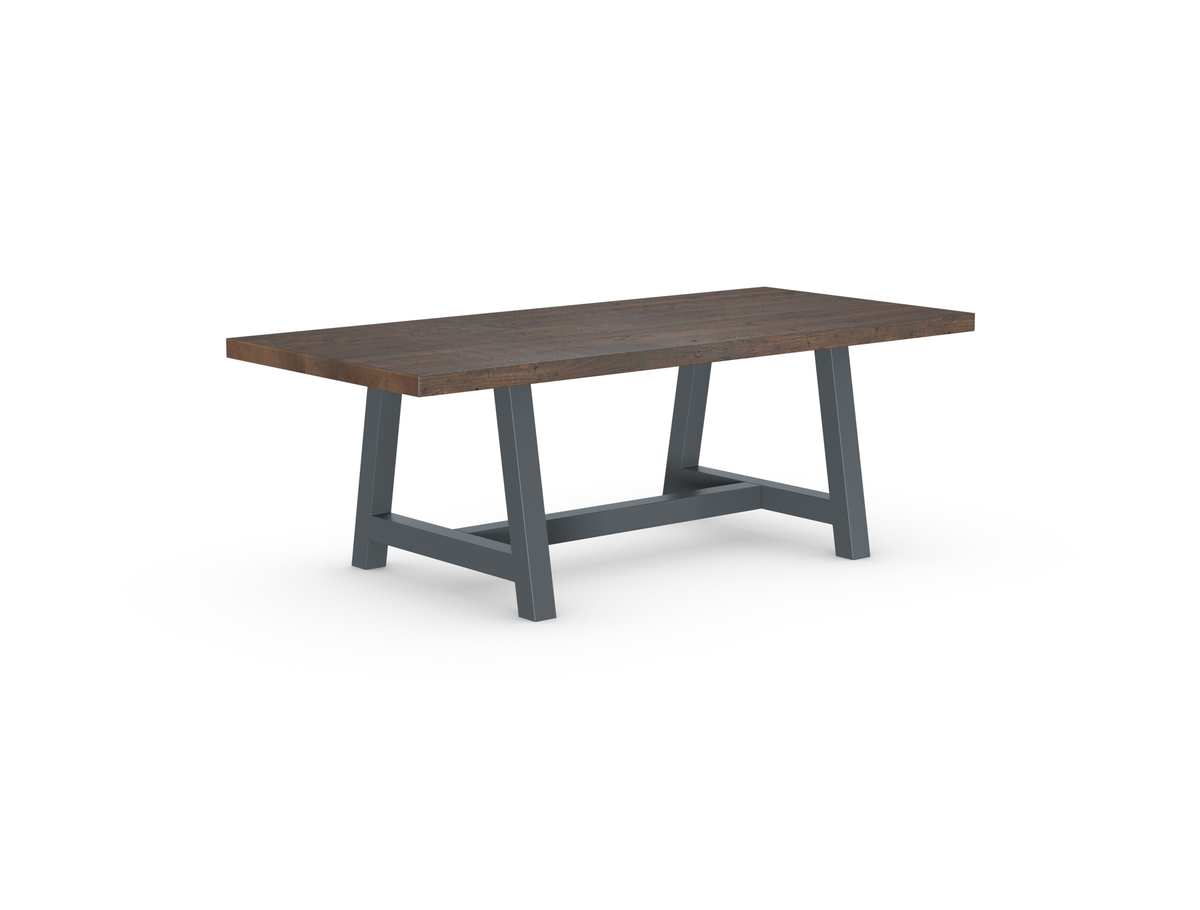Rochester Dining Table - Long Overhang Custom Frame