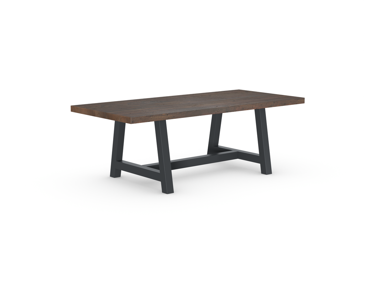 Rochester Dining Table - Long Overhang Custom Frame