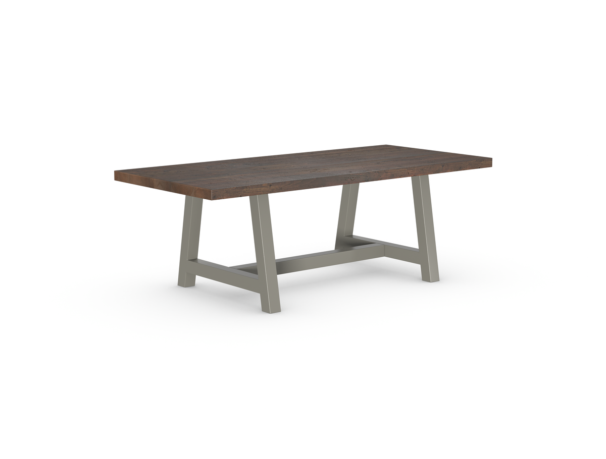 Rochester Dining Table - Long Overhang Custom Frame