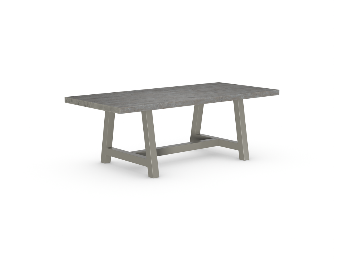 Rochester Dining Table - Long Overhang Custom Frame