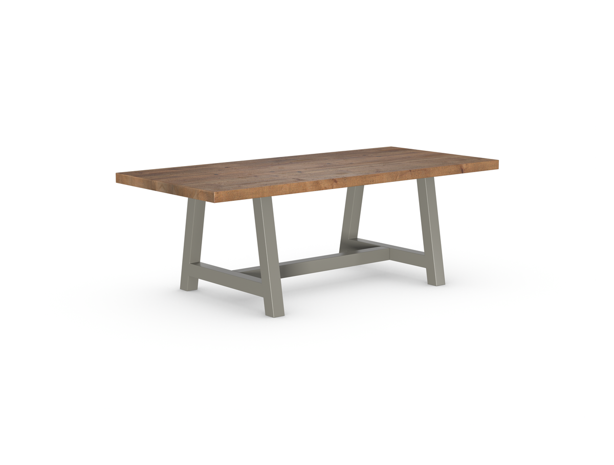 Rochester Dining Table - Long Overhang Custom Frame