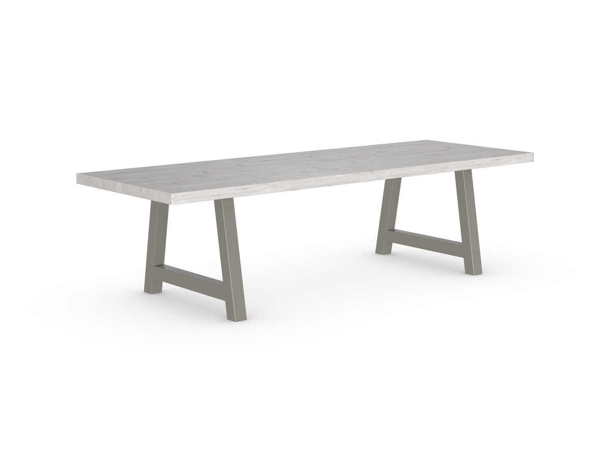 Rochester Dining Table - Long Overhang Custom Frame