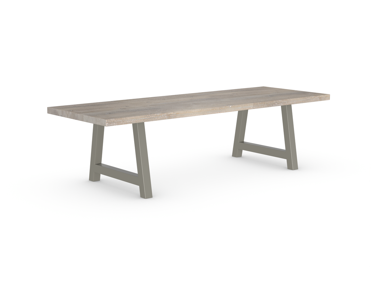 Rochester Dining Table - Long Overhang Custom Frame