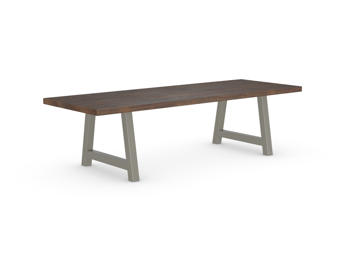 Rochester Dining Table - Long Overhang Custom Frame