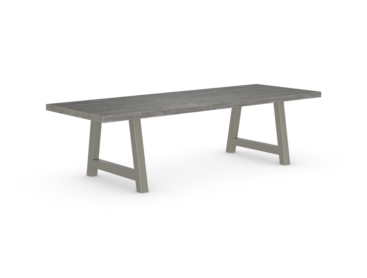 Rochester Dining Table - Long Overhang Custom Frame