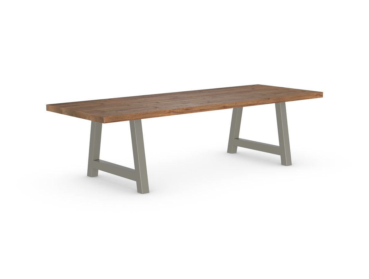 Rochester Dining Table - Long Overhang Custom Frame