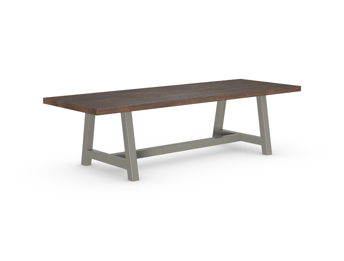Rochester Dining Table - Long Overhang Custom Frame