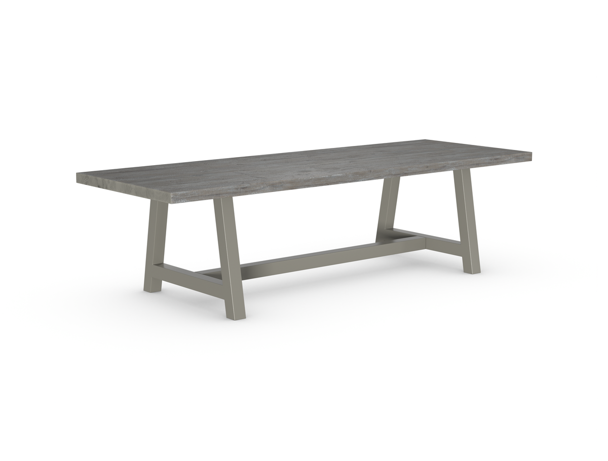 Rochester Dining Table - Long Overhang Custom Frame