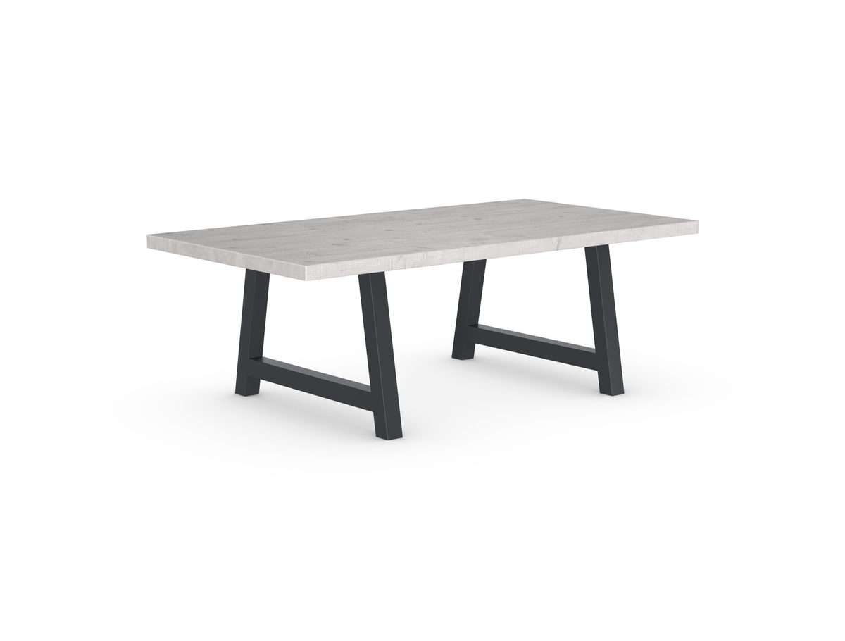 Rochester Dining Table - Long Overhang Custom Frame