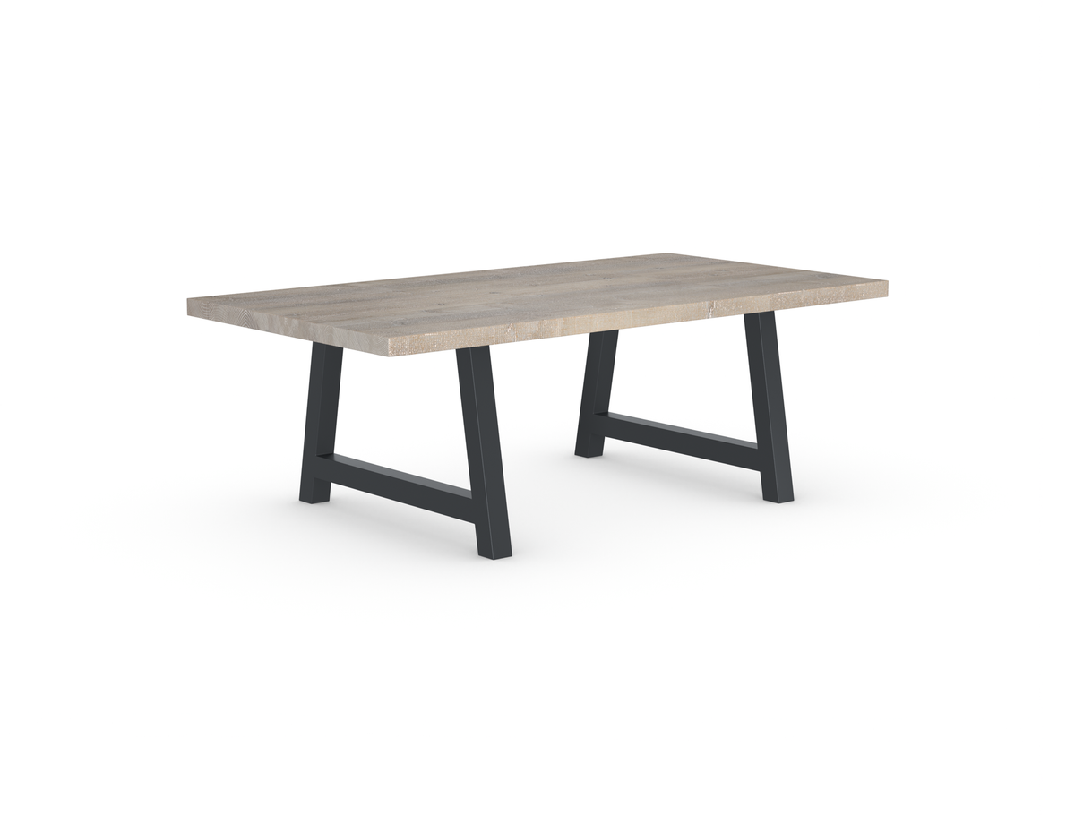 Rochester Dining Table - Long Overhang Custom Frame