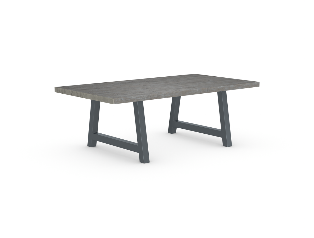 Rochester Dining Table - Long Overhang Custom Frame