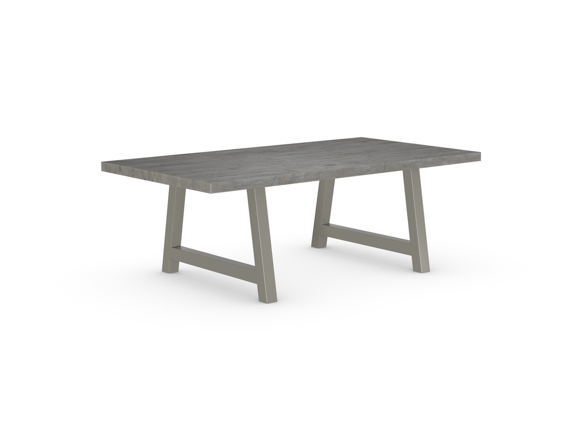 Rochester Dining Table - Long Overhang Custom Frame