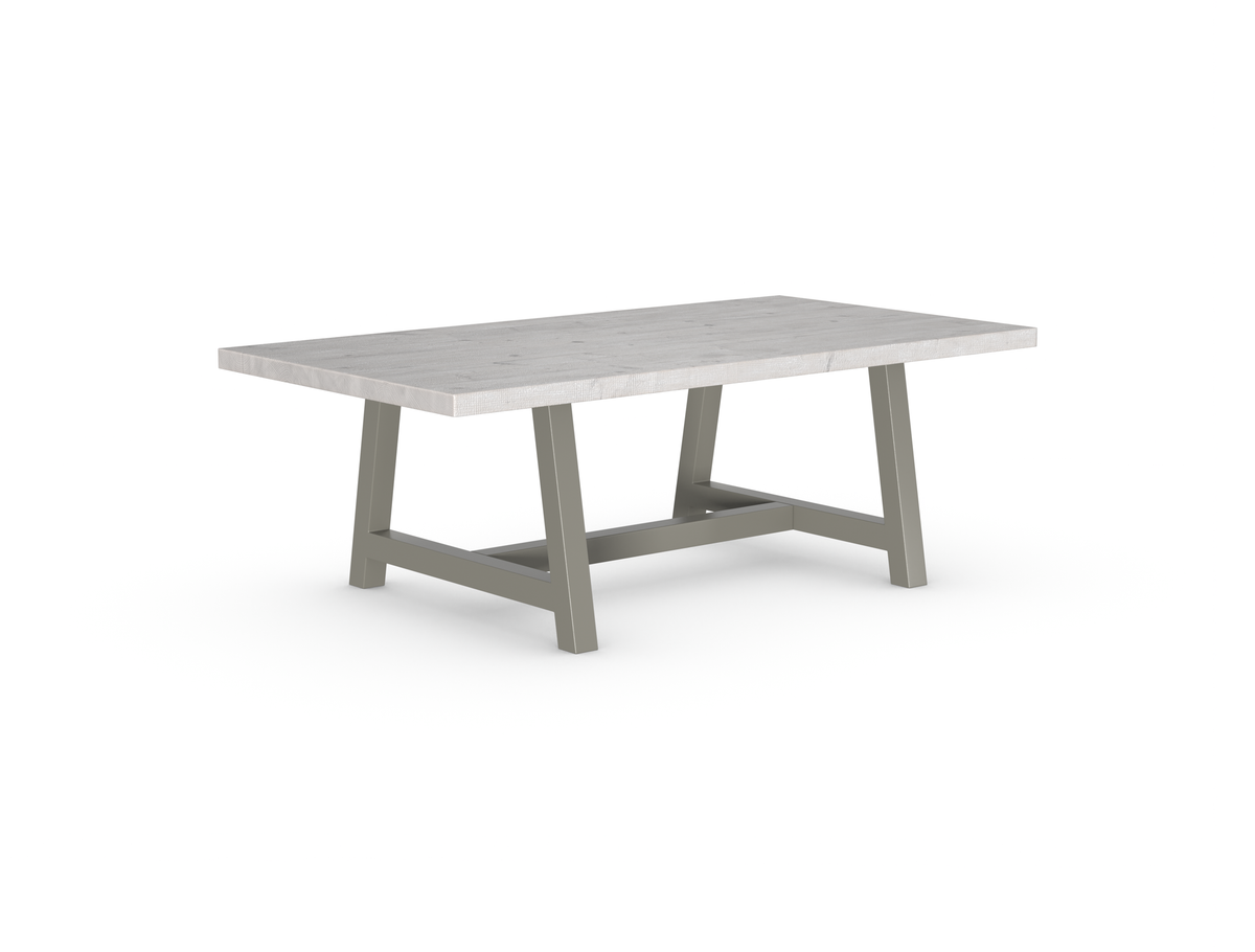 Rochester Dining Table - Long Overhang Custom Frame