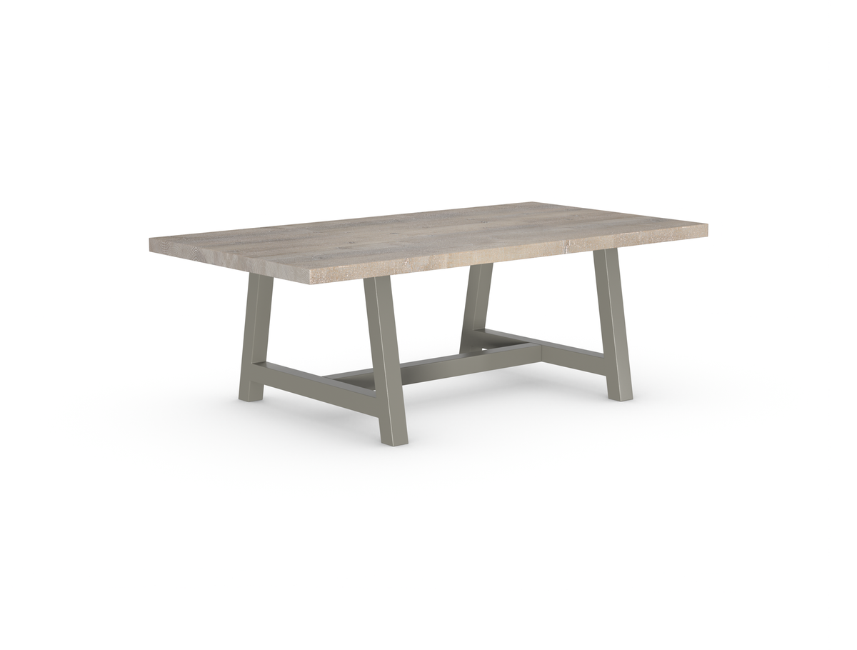 Rochester Dining Table - Long Overhang Custom Frame