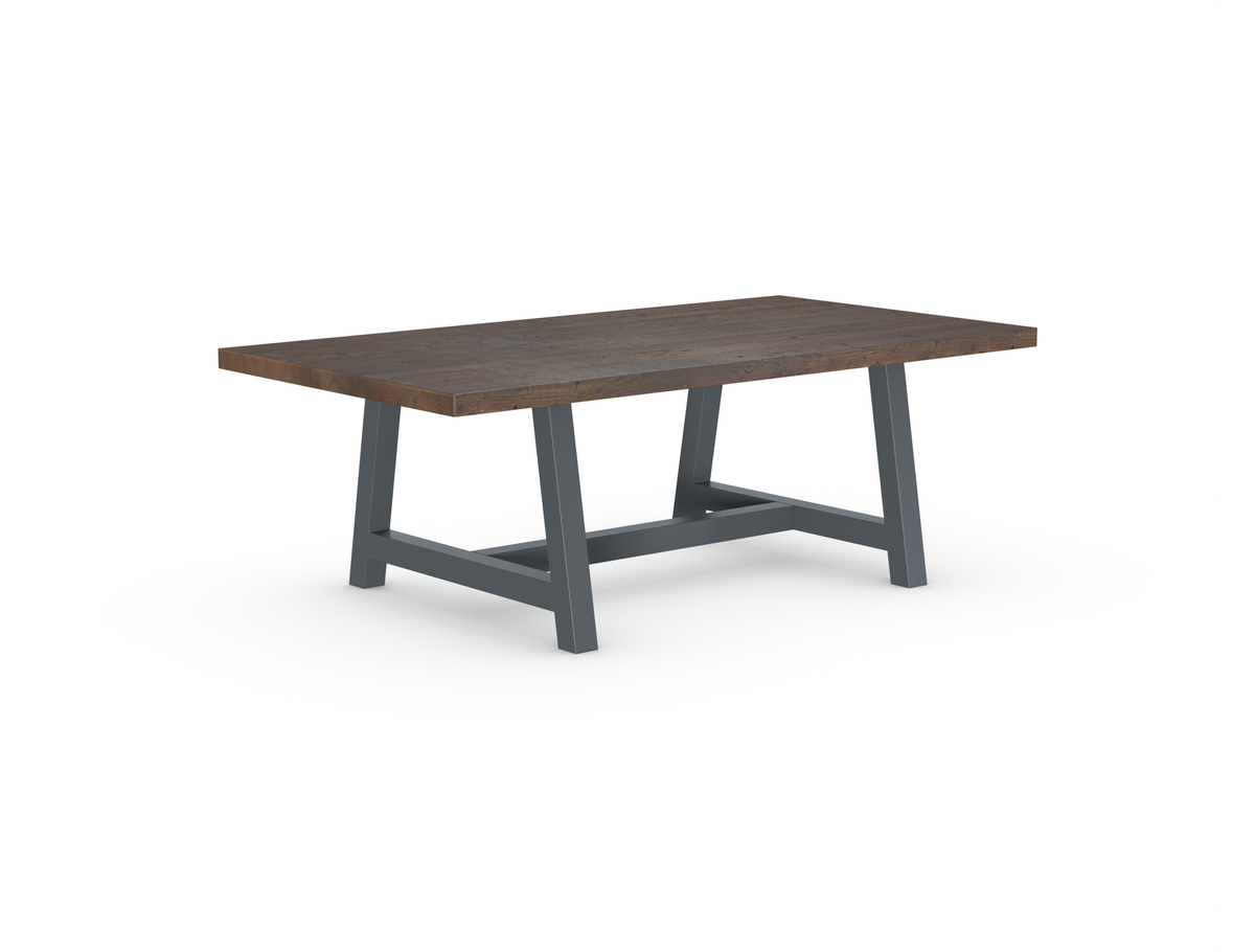 Rochester Dining Table - Long Overhang Custom Frame