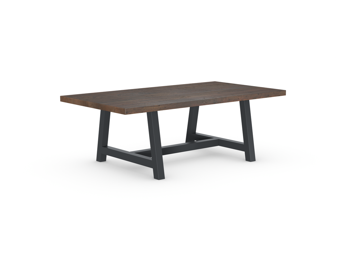 Rochester Dining Table - Long Overhang Custom Frame