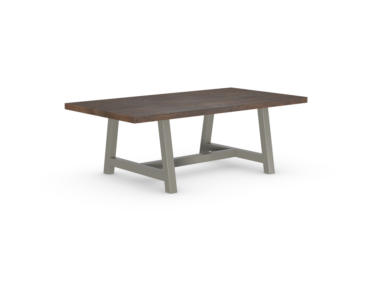 Rochester Dining Table - Long Overhang Custom Frame