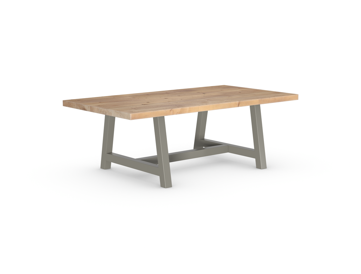 Rochester Dining Table - Long Overhang Custom Frame