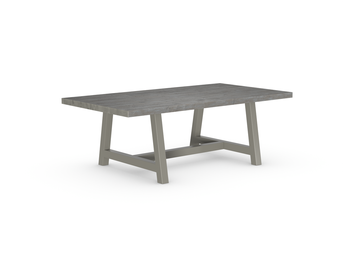Rochester Dining Table - Long Overhang Custom Frame