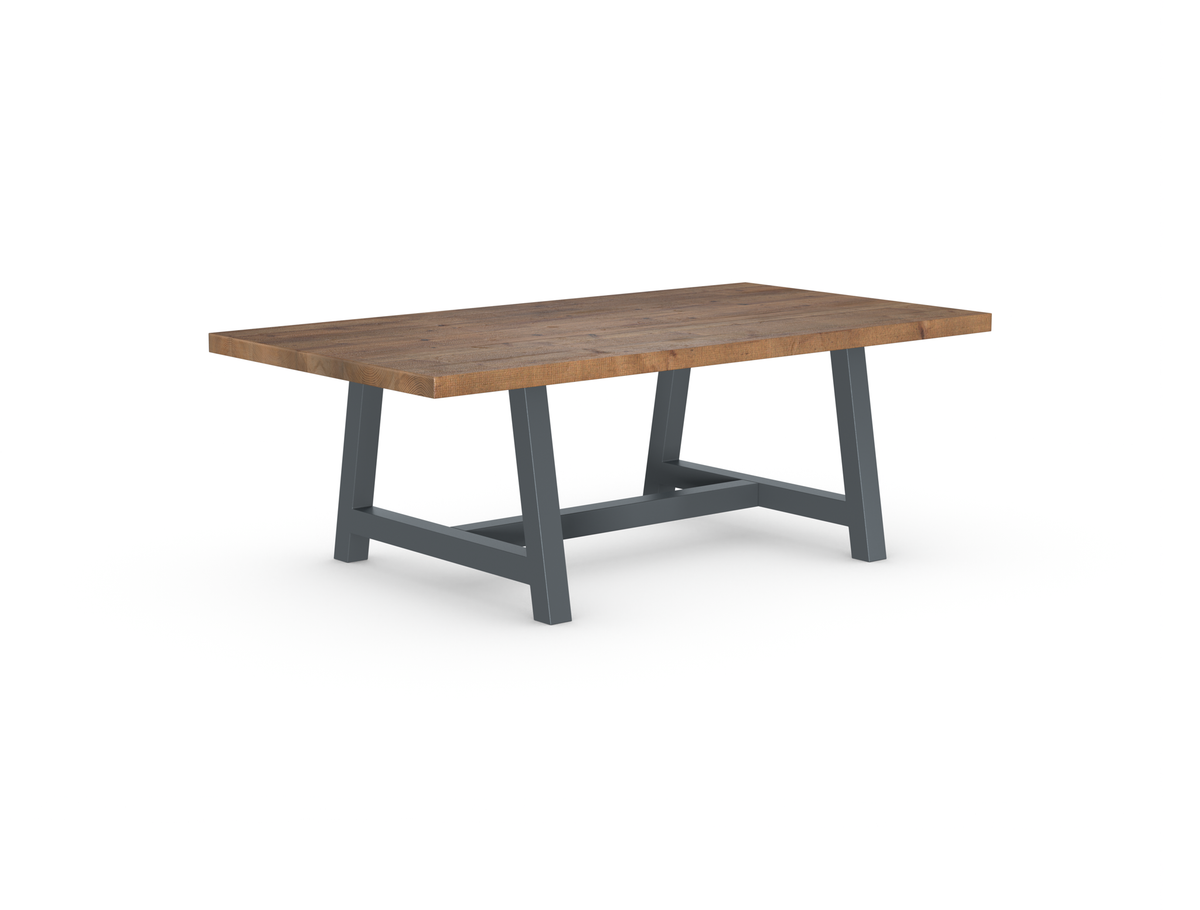 Rochester Dining Table - Long Overhang Custom Frame
