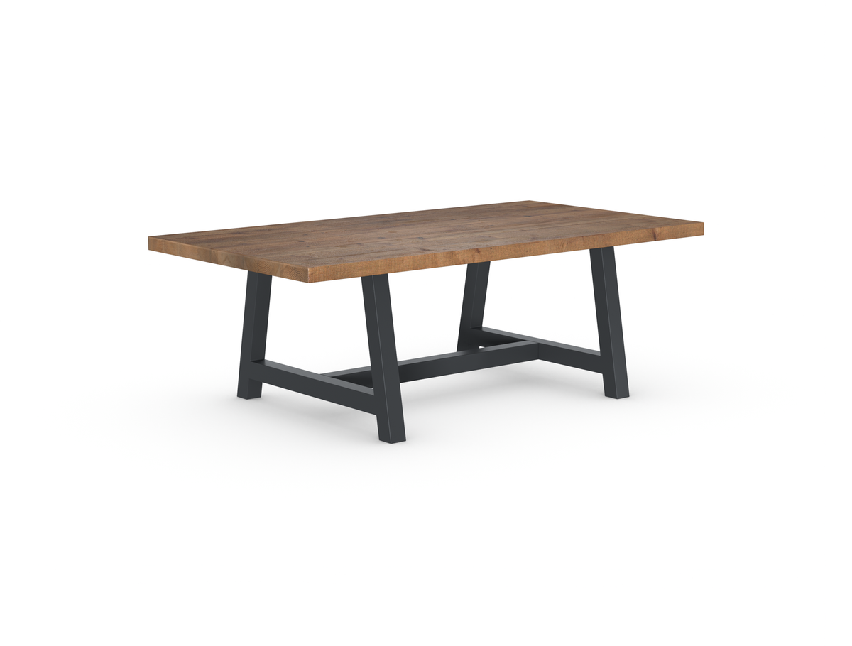 Rochester Dining Table - Long Overhang Custom Frame