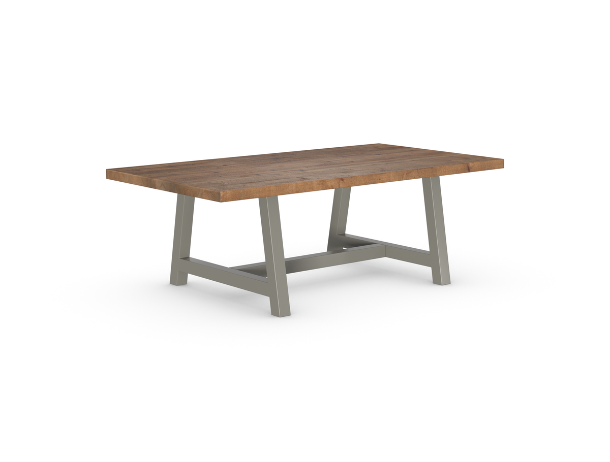 Rochester Dining Table - Long Overhang Custom Frame