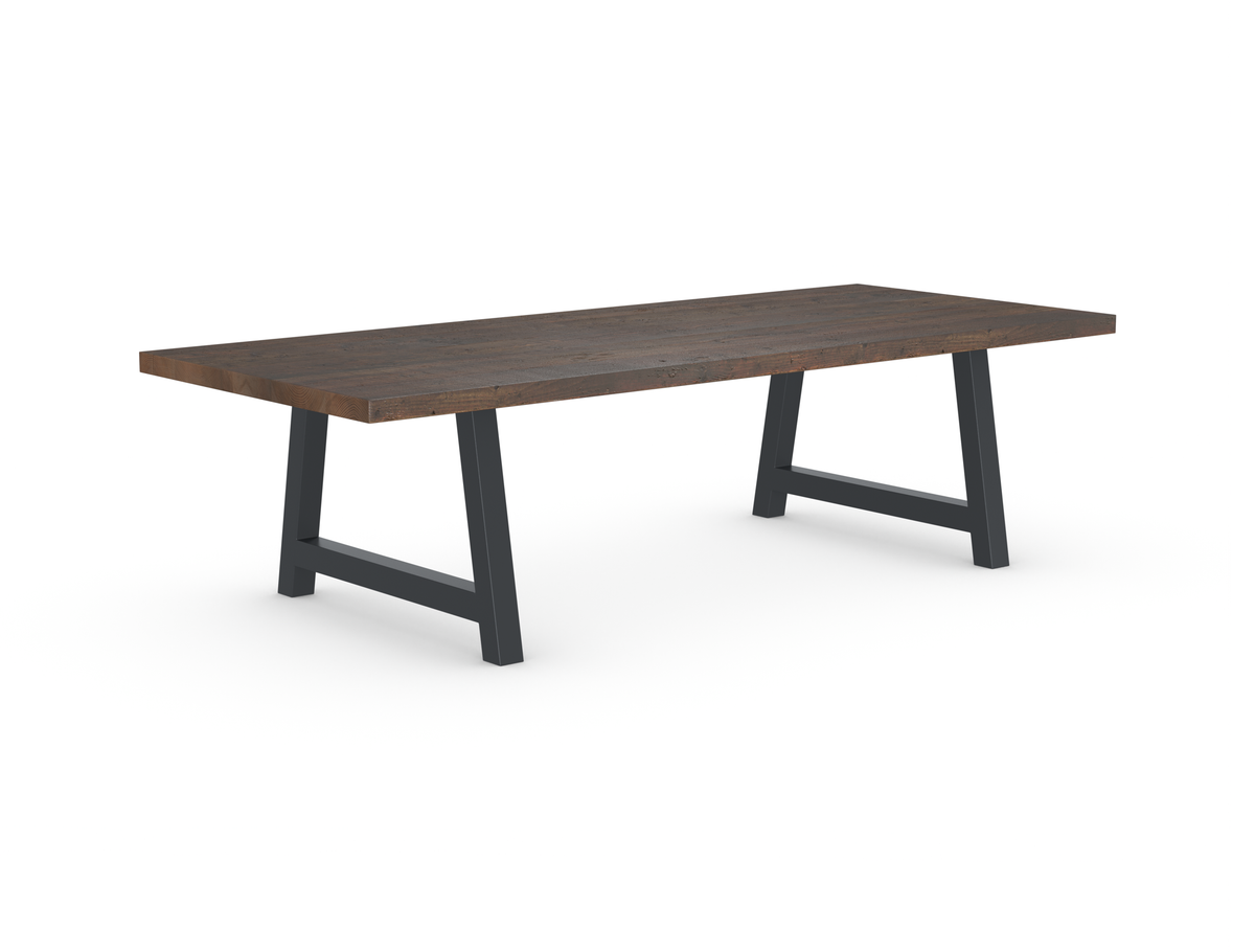 Rochester Dining Table - Long Overhang Custom Frame