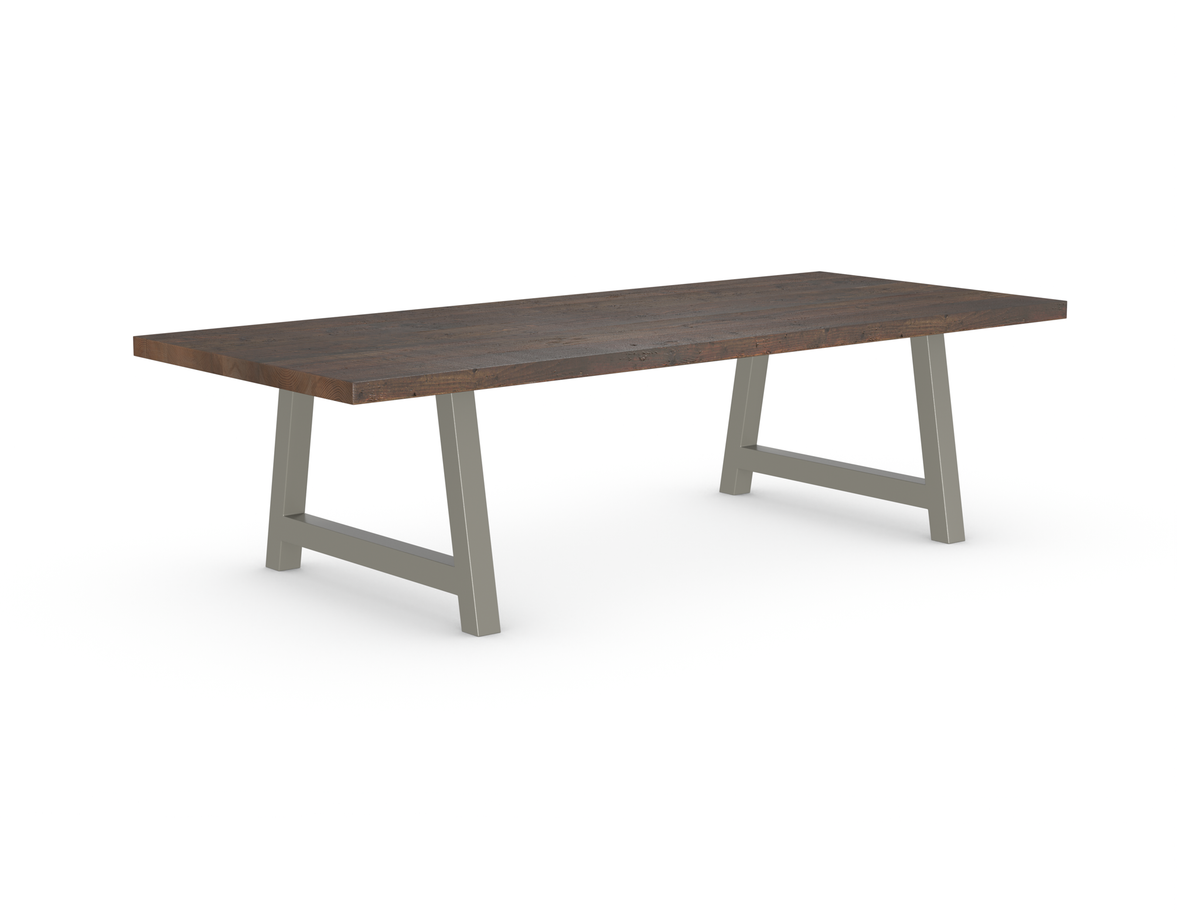 Rochester Dining Table - Long Overhang Custom Frame
