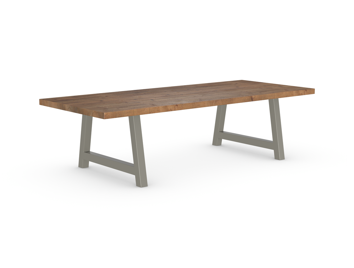 Rochester Dining Table - Long Overhang Custom Frame