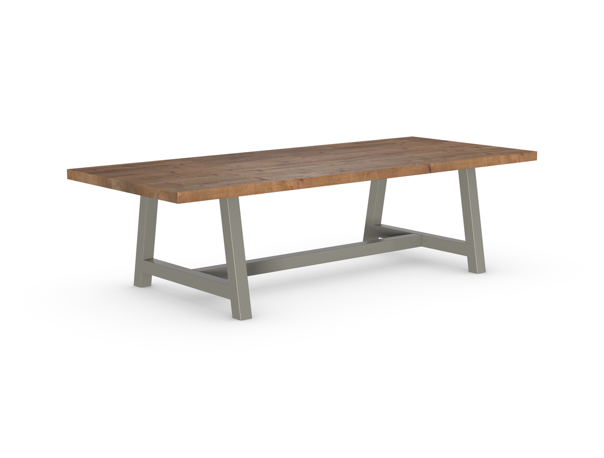 Rochester Dining Table - Long Overhang Custom Frame