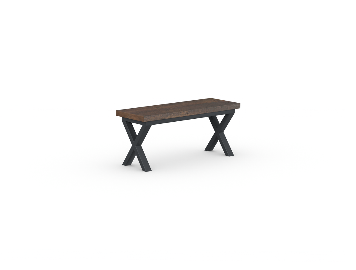 Shelby Bench - Crossed Leg