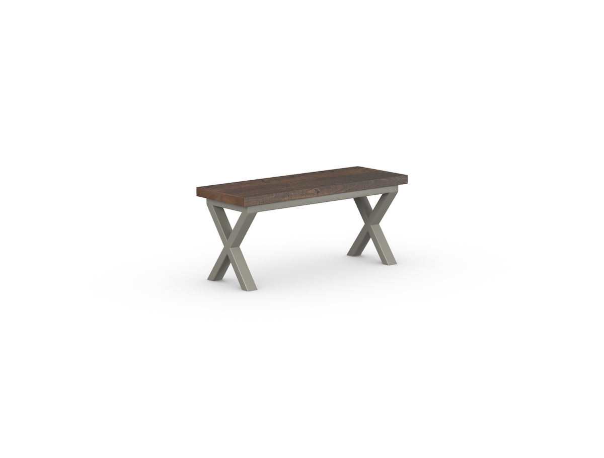 Shelby Bench - Crossed Leg