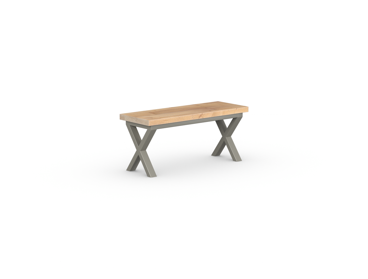 Shelby Bench - Crossed Leg