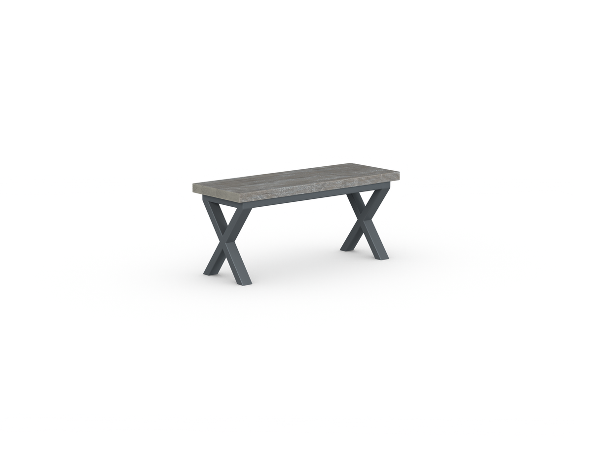 Shelby Bench - Crossed Leg