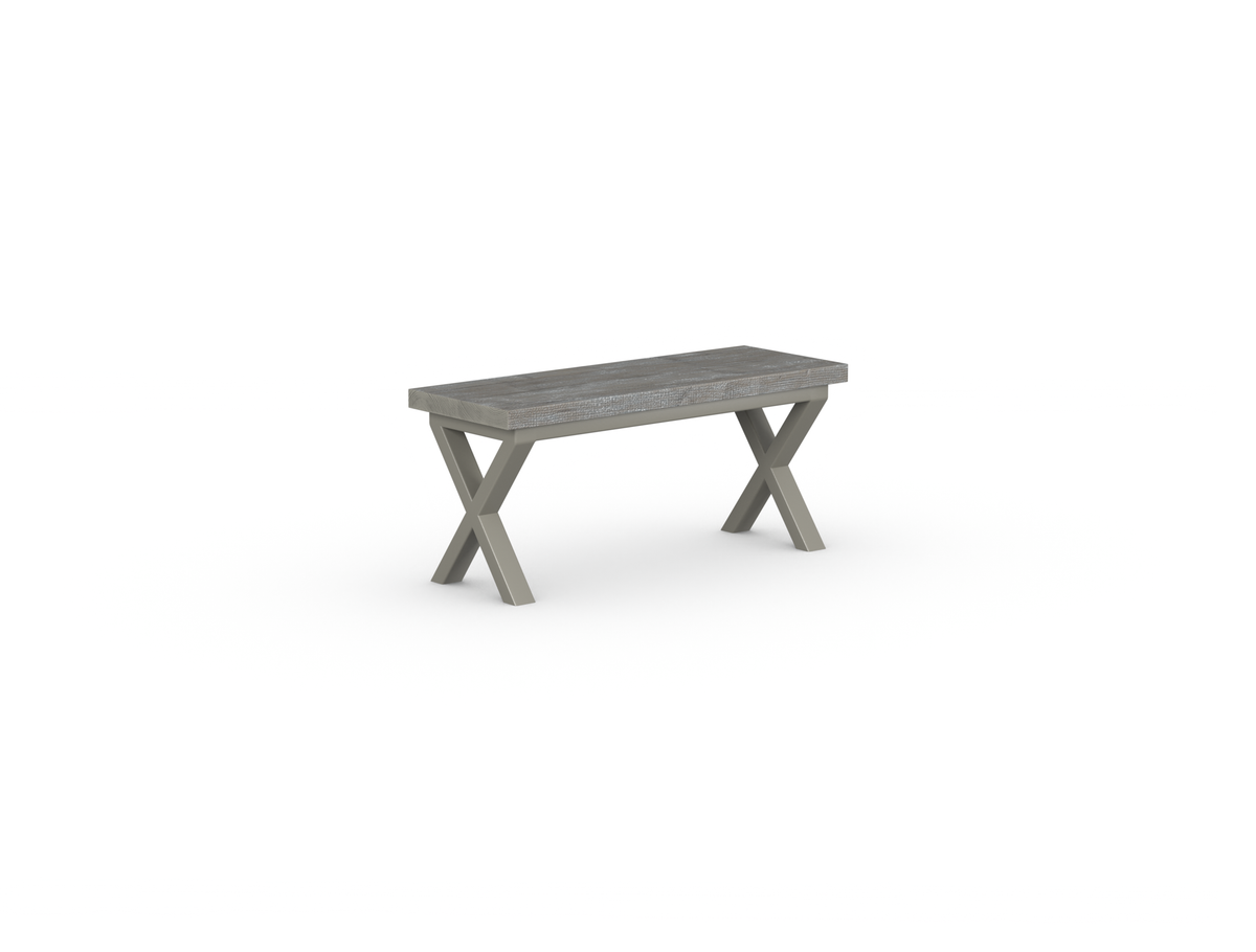 Shelby Bench - Crossed Leg