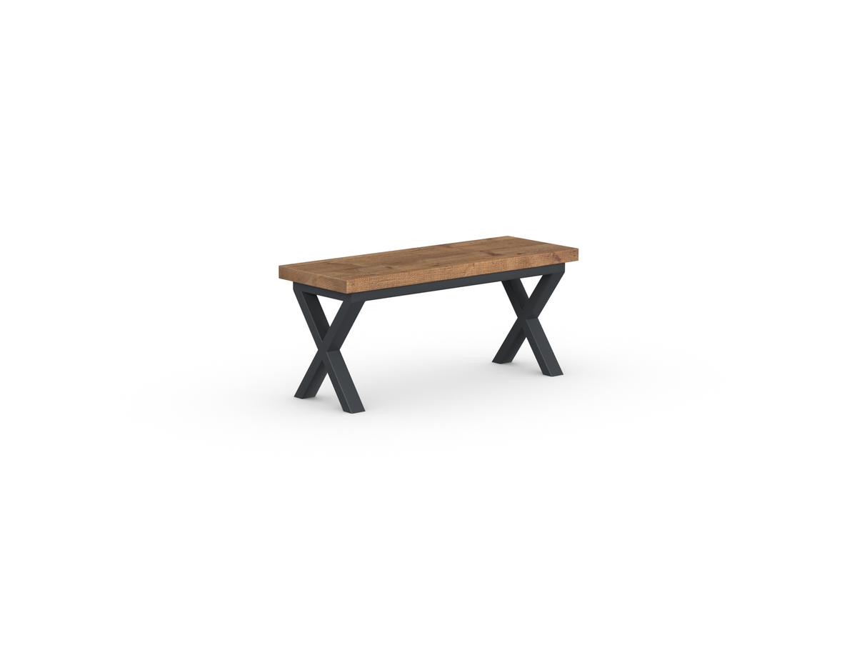 Shelby Bench - Crossed Leg