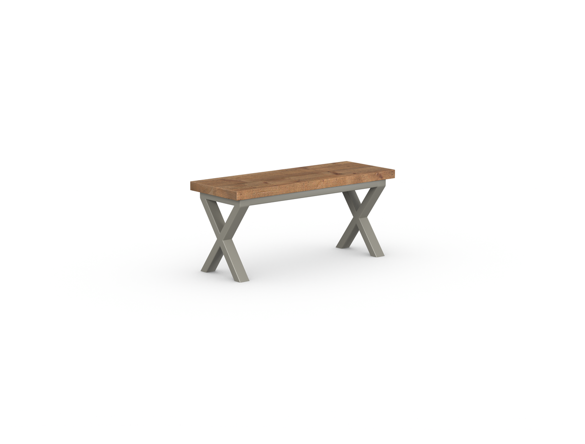 Shelby Bench - Crossed Leg