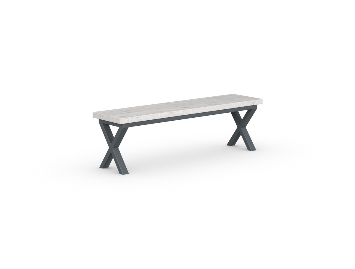Shelby Bench - Crossed Leg