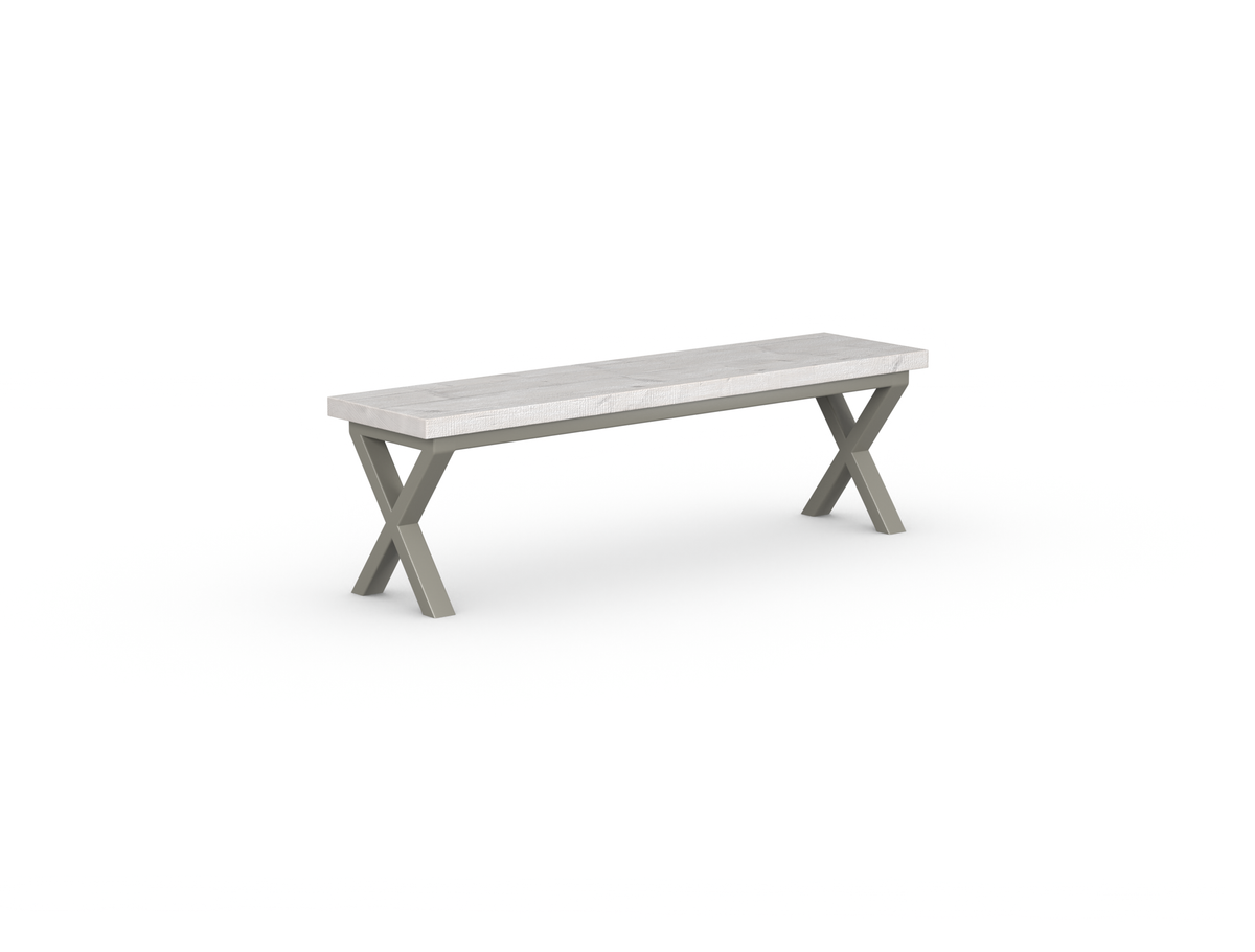 Shelby Bench - Crossed Leg