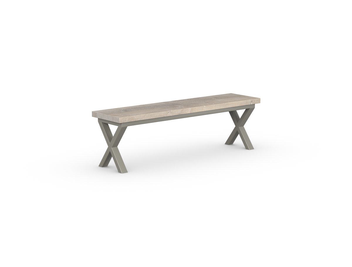 Shelby Bench - Crossed Leg