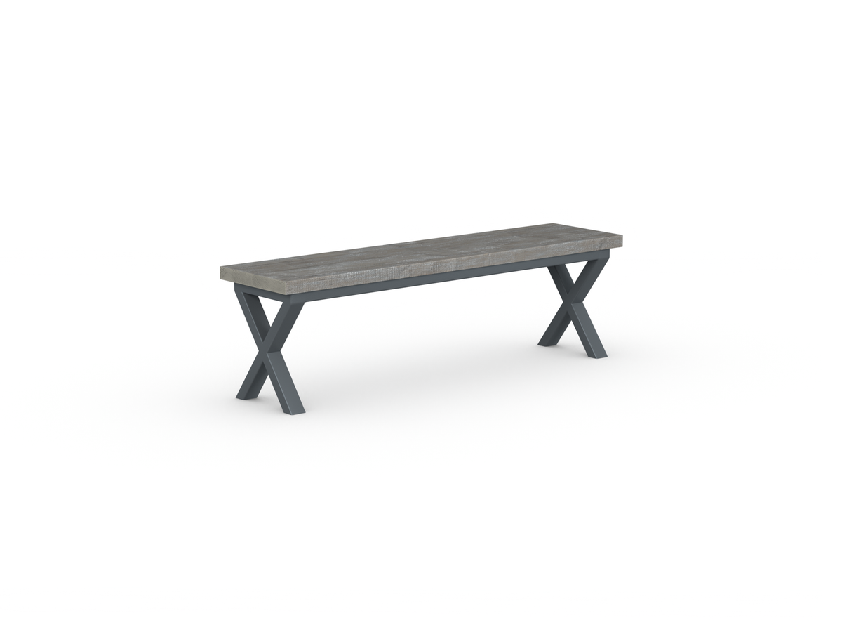 Shelby Bench - Crossed Leg