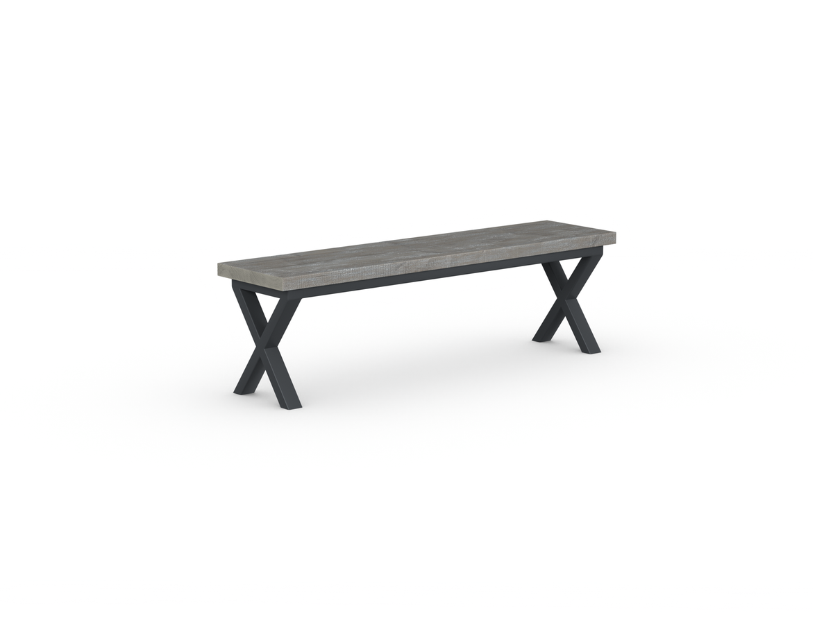 Shelby Bench - Crossed Leg