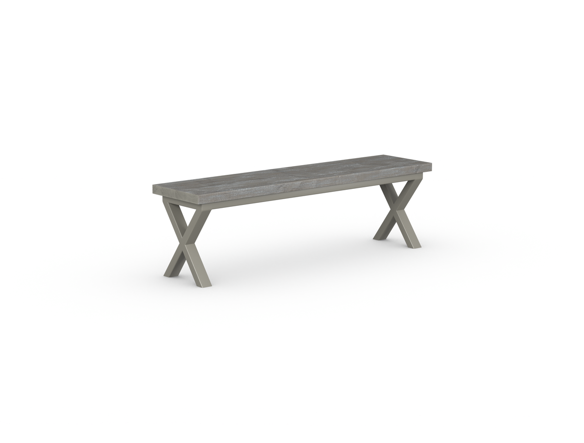 Shelby Bench - Crossed Leg