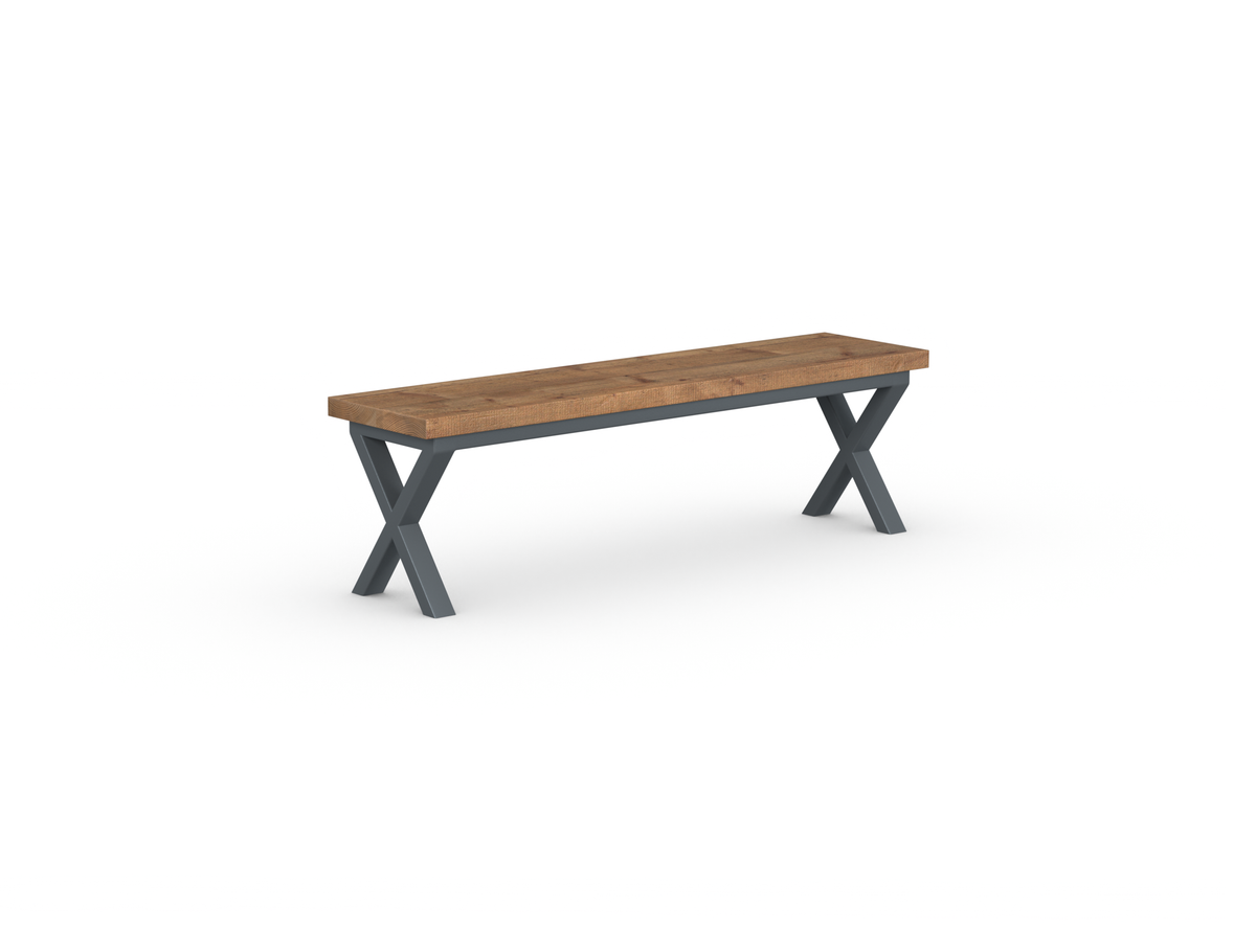 Shelby Bench - Crossed Leg