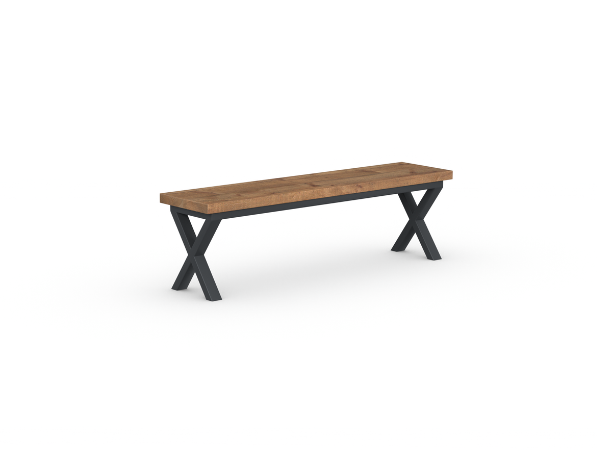Shelby Bench - Crossed Leg