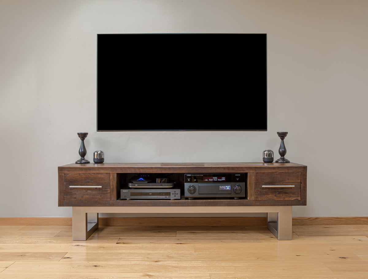 Double tv entertainment center deals