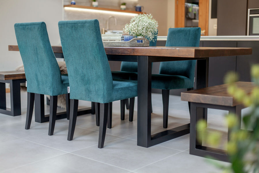 Cavendish Dining Table - Long Overhang Custom Frame