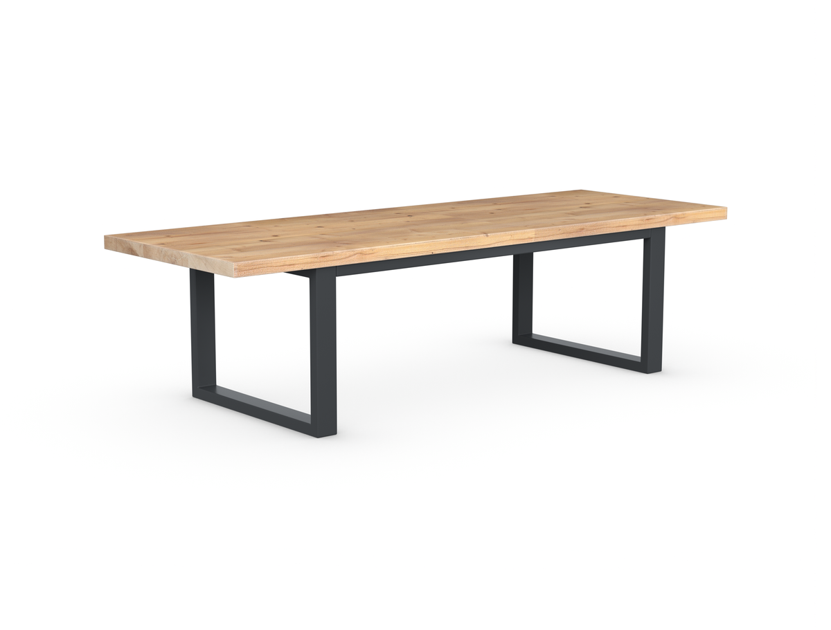 Cavendish Dining Table - Long Overhang Custom Frame