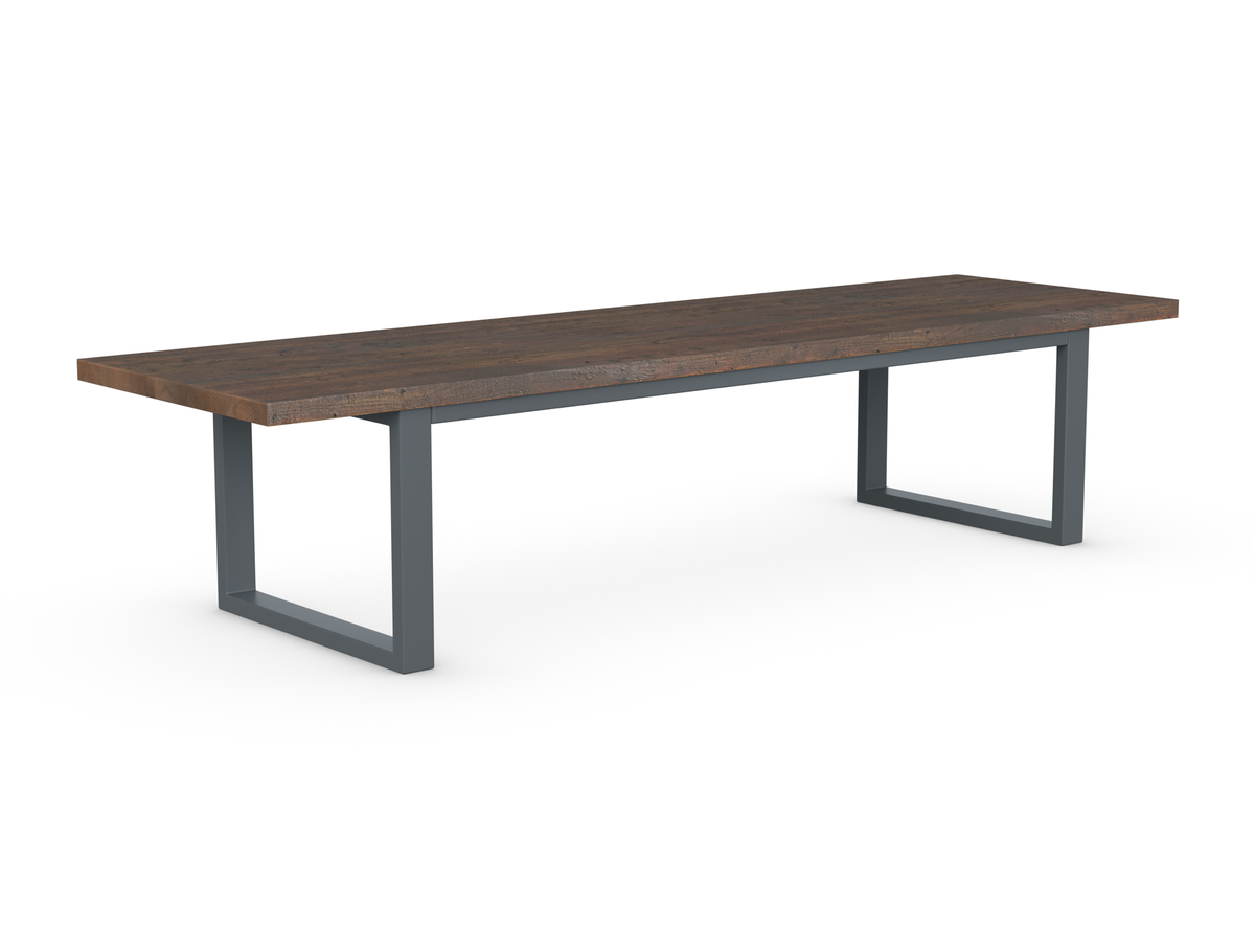 Cavendish Dining Table - Long Overhang Custom Frame